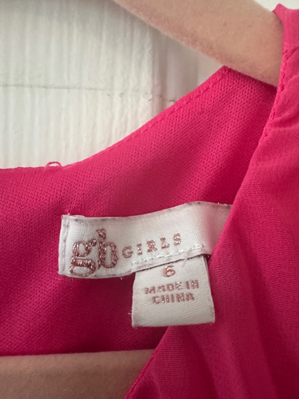 Bright Pink Girls' Dress by gb girls - Dillards - Picture 2 of 5